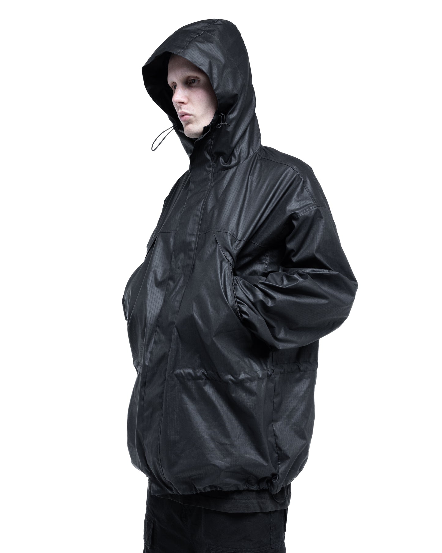COATED COTTON RIPSTOP JACKET