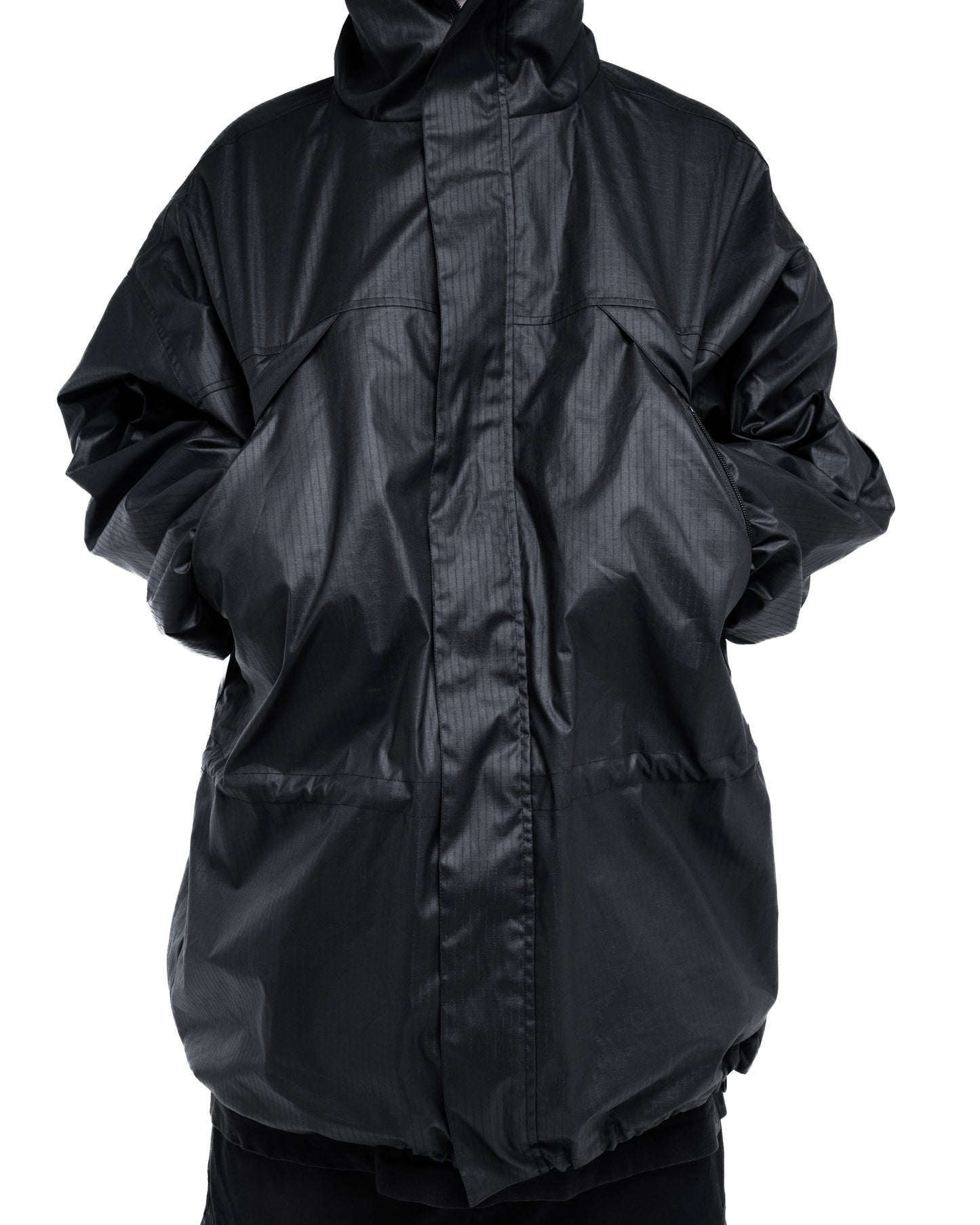 COATED COTTON RIPSTOP JACKET