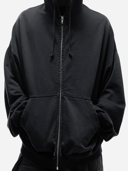 COTTON ZIP HOODIE