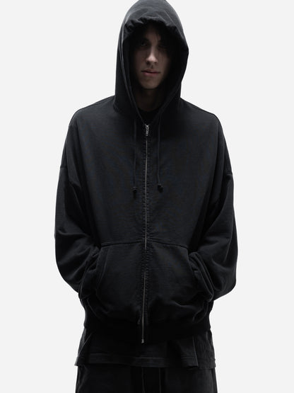 COTTON ZIP HOODIE