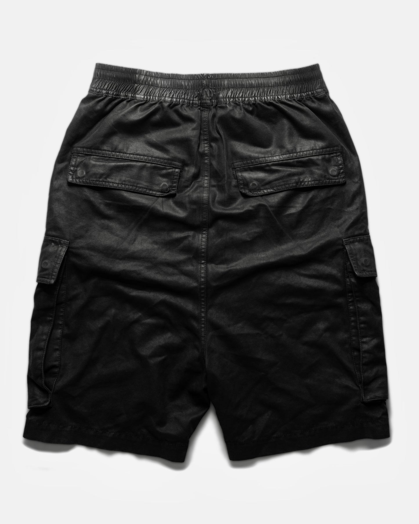 WAXED CARGO SHORTS
