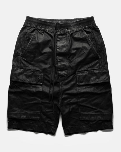WAXED CARGO SHORTS