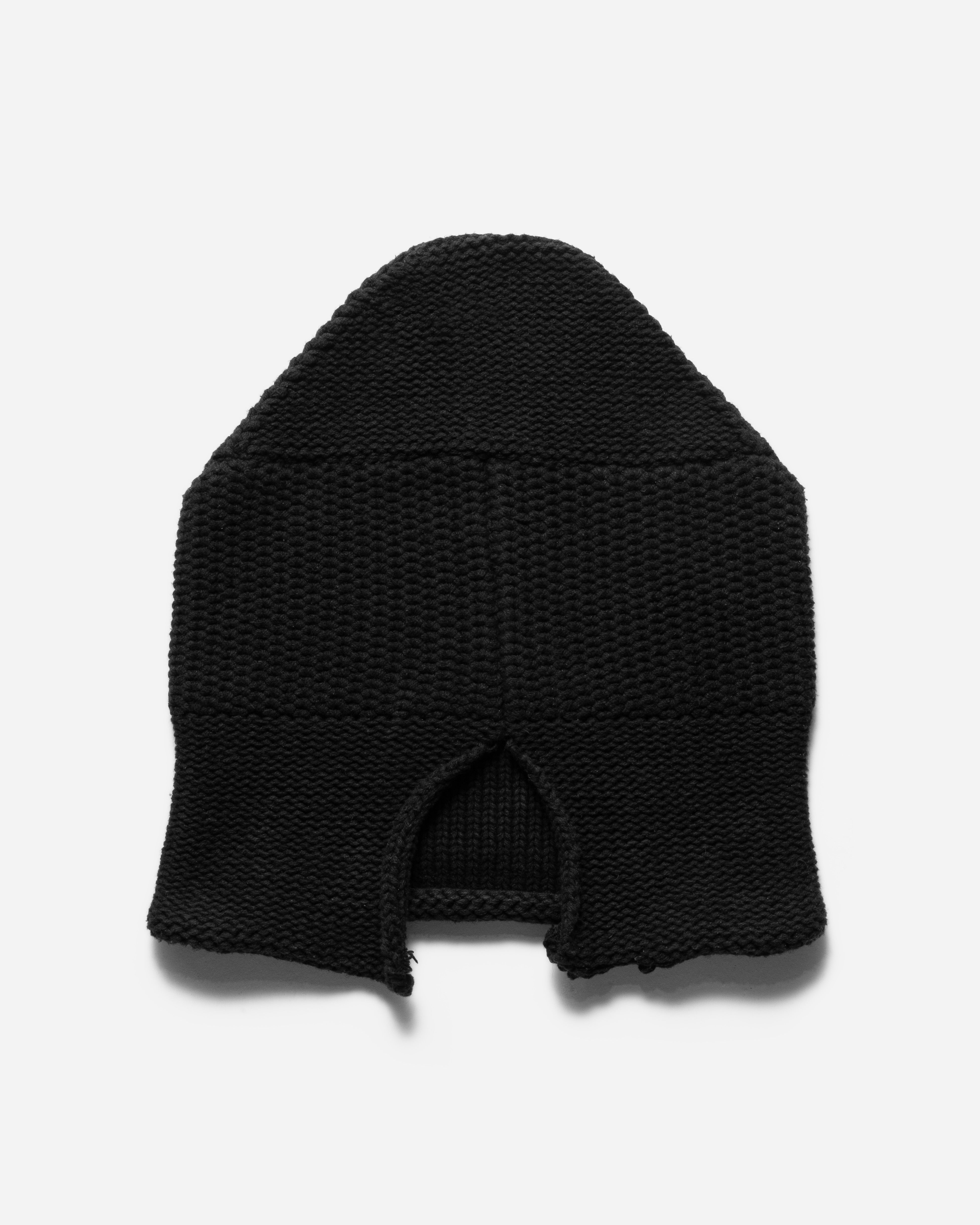 COTTON SLIT BEANIE - BLACK – jacov