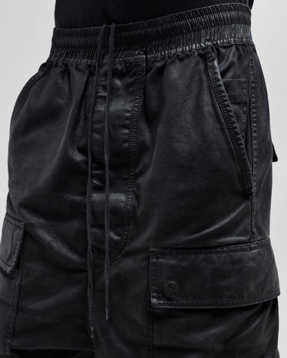 WAXED CARGO SHORTS